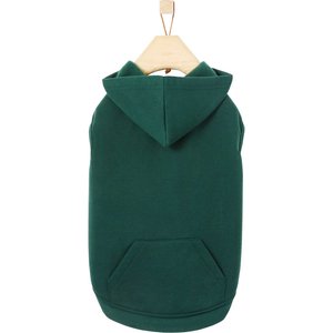 Frisco Dog & Cat Basic Hoodie, Forest Green, Large