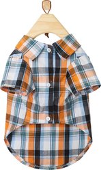 Frisco Plaid Dog & Cat Button Up Shirt, X-Large