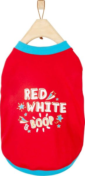 Frisco Red, White & Boop Dog & Cat T-Shirt, Small slide 1 of 7