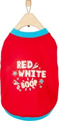 Frisco Red, White & Boop Dog & Cat T-Shirt, X-Large