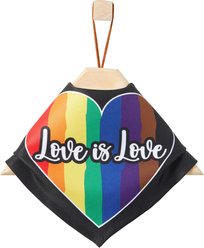 Frisco Love is Love Heart Dog & Cat Bandana, Medium/Large