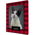 Frisco Personalized Plaid Gallery-Wrapped Canvas, 11" x 14"