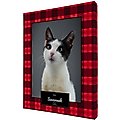 Frisco Personalized Plaid Gallery-Wrapped Canvas, 16" x 20"