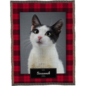 Frisco Plaid Woven Throw Personalized Blanket, 60