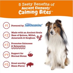 Zesty Paws Ancient Elements Calming Elements Bison Flavored Soft Chews Calming Supplement for Dogs, 90 count slide 2 of 8