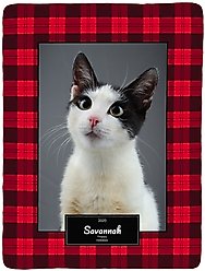 Frisco Plaid Sherpa Fleece Personalized Blanket, 60" x 80"