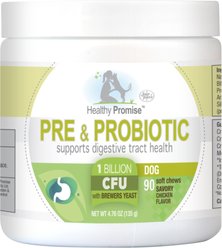 Four Paws Healthy Promise Pre & Probiotics Soft Chews Dog Supplement, 90 count
