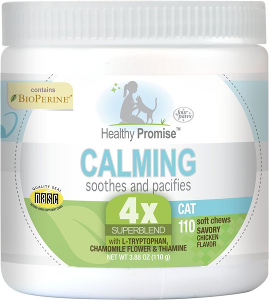 Four Paws Healthy Promise Cat Calming Chews, 110 count slide 1 of 9
