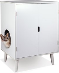 Penn-Plax Cat Cabinet, White
