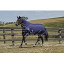 WeatherBeeta Comfitec Essential Combo Neck Medium Horse Blanket, Navy/Silver/Red, 87-in