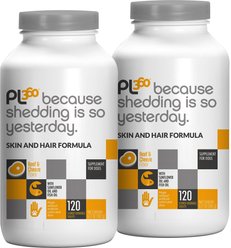 PL360 Skin & Hair Dog Formula Supplement, 240 count