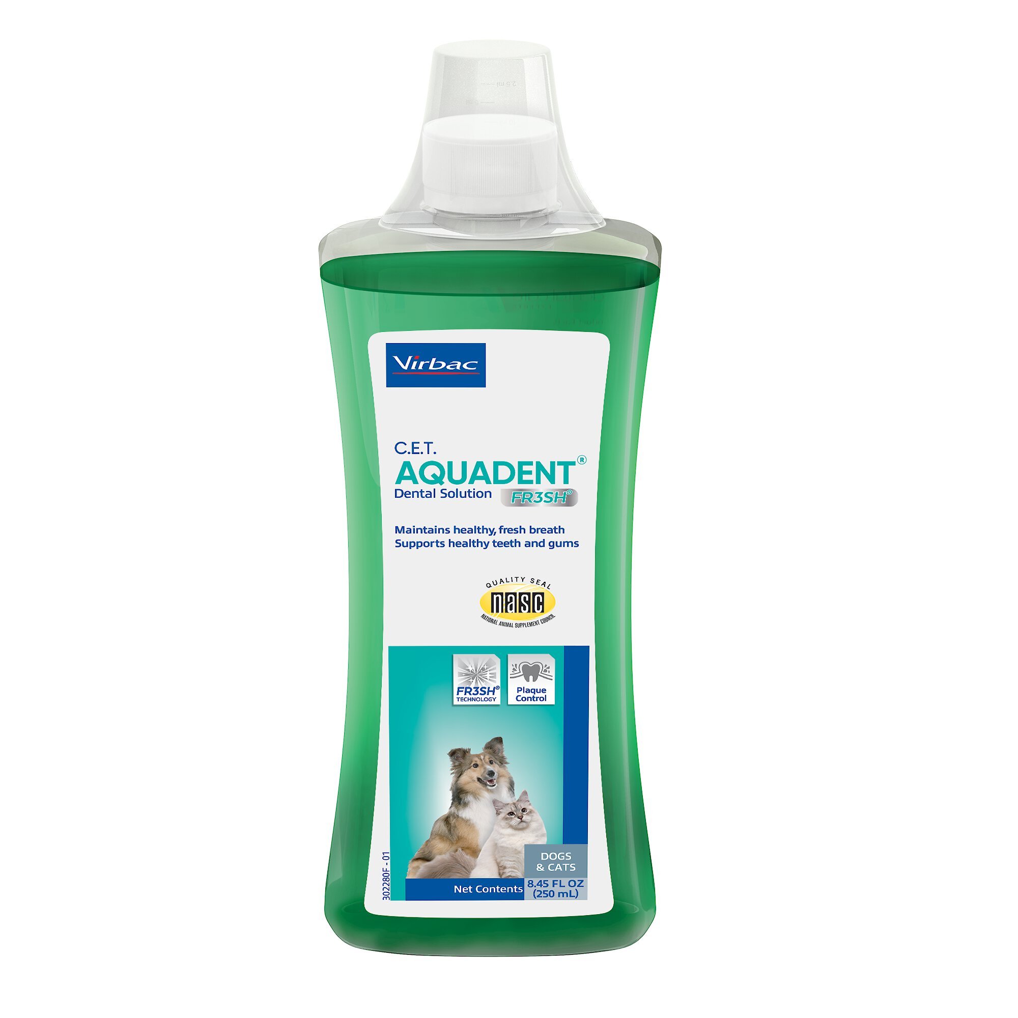 VIRBAC C.E.T. Aquadent Fr3sh Dog & Cat Dental Water Additive Customer