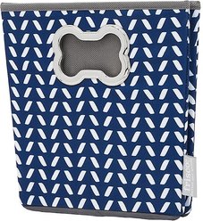 Frisco Rectangle Collapsible Pet Toy Storage Bin, Navy Herringbone slide 2 of 6