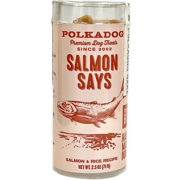 POLKADOG Salmon Says Training Bits Crunchy Dehydrated Dog & Cat Treats