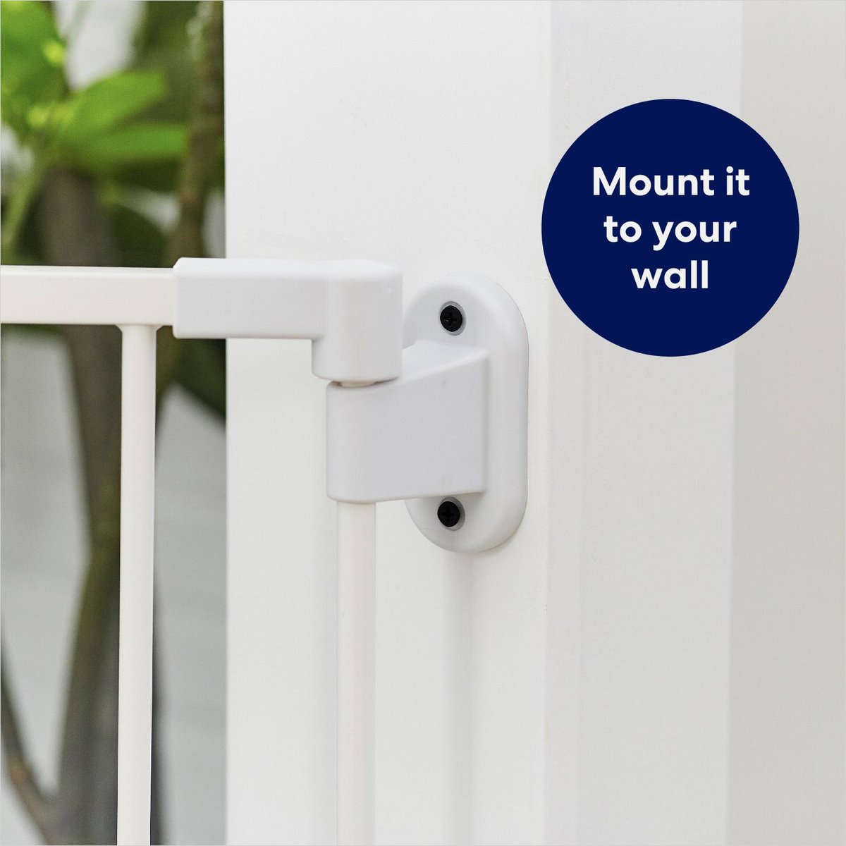 FRISCO Steel 8-Panel Configurable Dog Gate and Playpen, 30-in, White