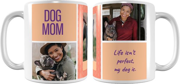 Frisco "Dog Mom" White Personalized Coffee Mug, 11-oz slide 1 of 5