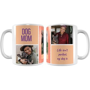 Frisco "Dog Mom" White Personalized Coffee Mug, 11-oz
