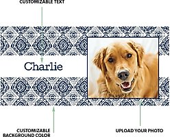 Frisco Boho Damask White Personalized Coffee Mug, 11-oz slide 2 of 4