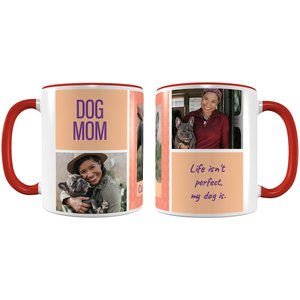 Frisco "Dog Mom" Red Personalized Coffee Mug, 11-oz