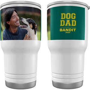 Frisco Double Walled "Dog Dad" Personalized Tumbler, 30-oz cup