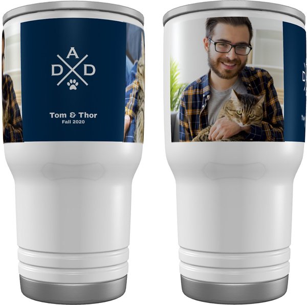 Frisco Double Walled "Dad" Personalized Tumbler, 30-oz cup slide 1 of 6