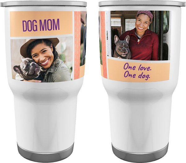 Frisco Double Walled  "Dog Mom" Personalized Tumbler, 30-oz cup slide 1 of 7
