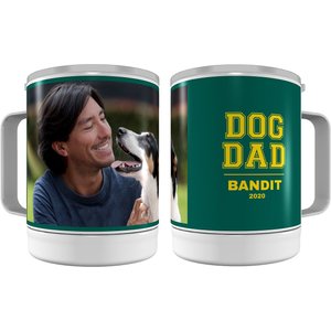 Frisco "Dog Dad" Insulated Stainless Steel Personalized Mug, 10-oz