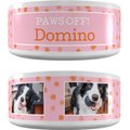 Frisco "Paws Off" Ceramic Personalized Dog Bowl, 4.75 cup