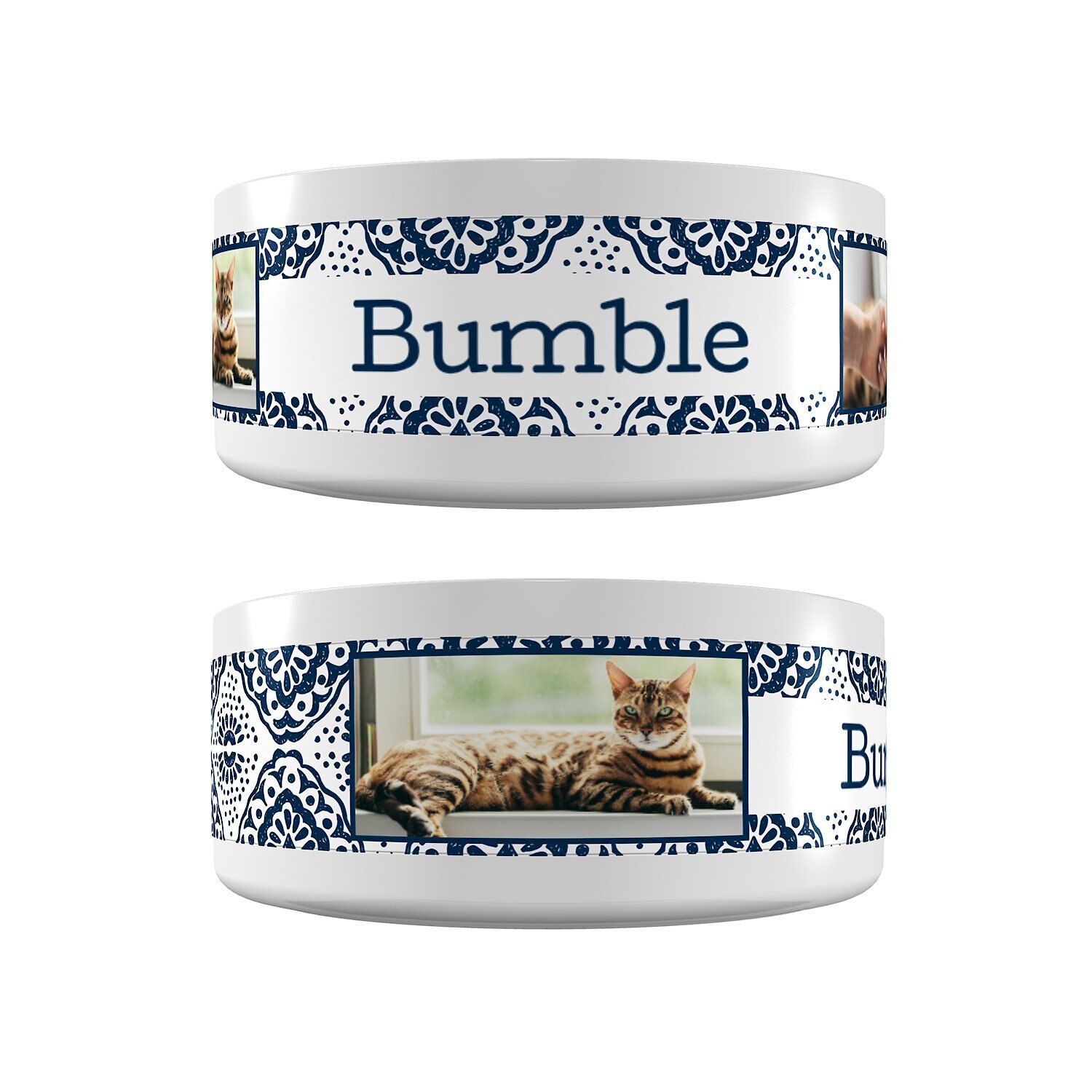 How many photos for the personalized cat bowl!