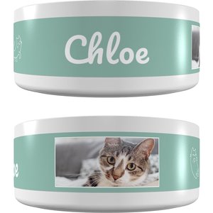 Frisco Playful Kitty Ceramic Personalized Cat Bowl, 1-cup, 8oz, 1 Cup