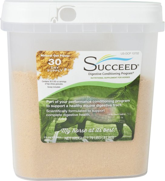 Freedom Health Succeed DCP Natural Oat Flavor Granules Horse Supplement, 1.79-lb tub slide 1 of 1
