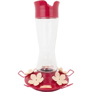 Perky-Pet Sun-Kissed Top-Fill Glass Hummingbird Feeder