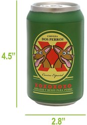 Silly Squeakers Beer Can Dos Perros Squeaky Dog Toy slide 2 of 5