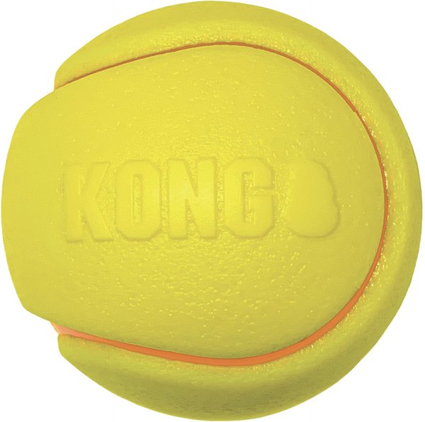 KONG Squeezz Tennis Double Assorted Dog Toy, Color Varies, Medium slide 1 of 5