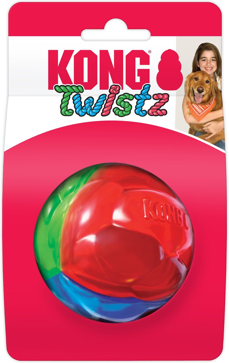 KONG Twistz Ball Dog Toy, Large