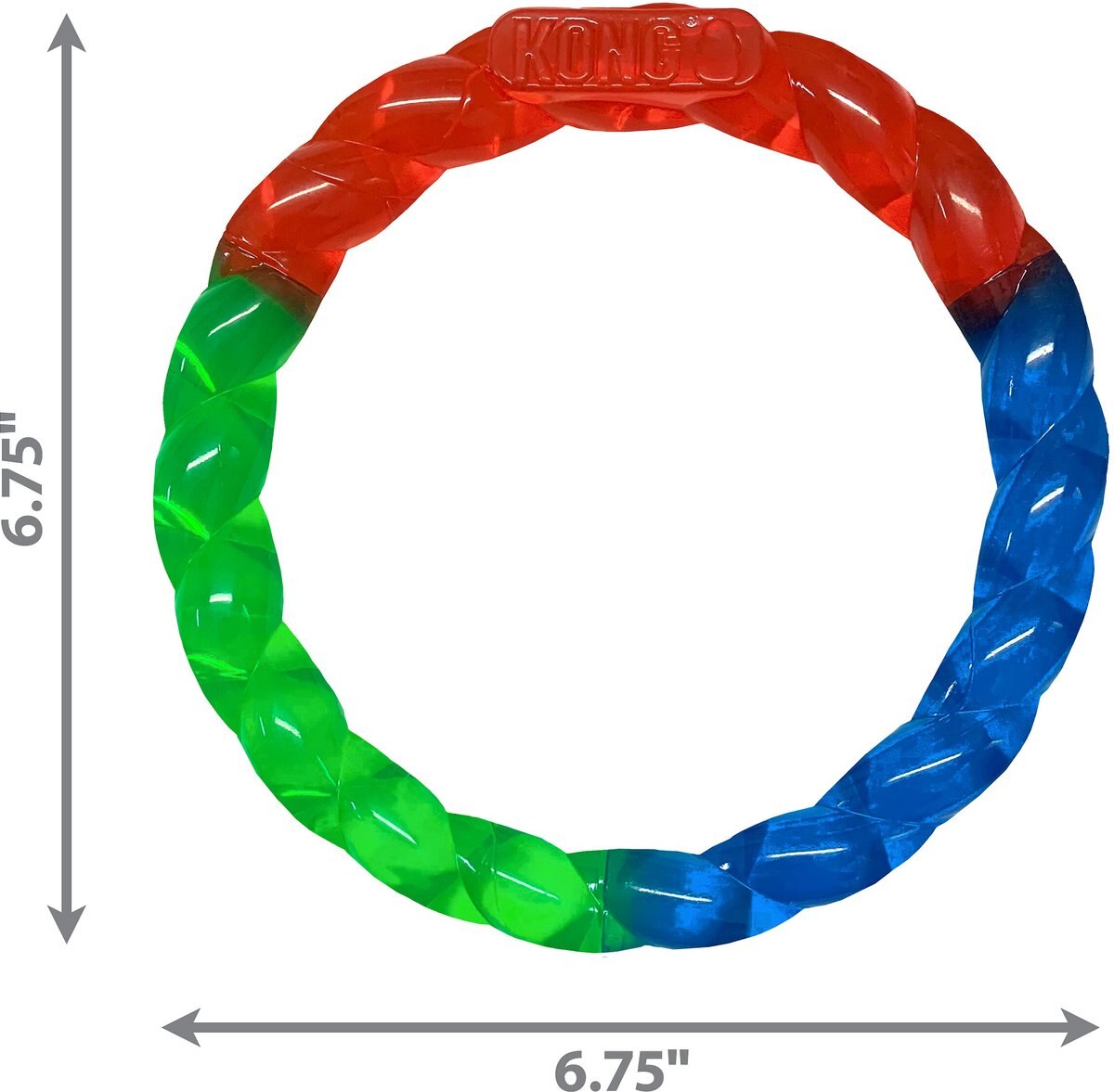 KONG Twistz Ring Dog Toy, Small