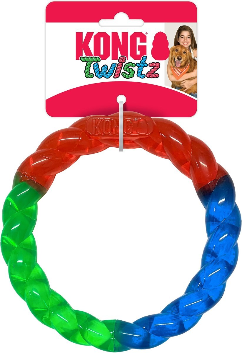 KONG Twistz Ring Dog Toy, Small