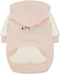 Touchdog Heritage Soft-Cotton Fashion Dog & Cat Hoodie, Pink, X-Large