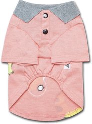 Touchdog Arubark Caribbean Style Dog Polo Dog & Cat T-Shirt, Peach, X-Large slide 2 of 2
