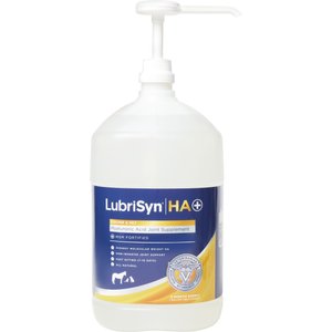 LubriSyn HA Plus MSM Joint Health Liquid Dog, Cat & Horse Supplement, 1-gal bottle