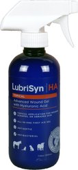 LubriSyn HA Advanced Topical Wound Gel Hyaluronic Acid Dog, Cat & Horse Wound Care Spray, 11.8-oz bottle