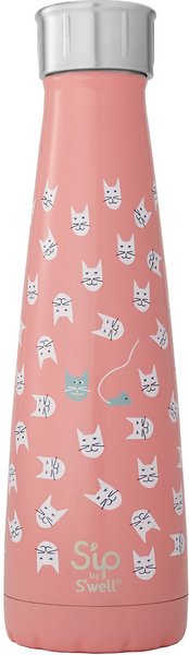 S'ip by S'well Look at Meow Stainless Steel Water Bottle, 15-oz slide 1 of 7