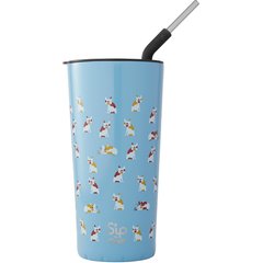 S'ip by S'well Stainless Steel Tumbler, 24-oz, Frenchies Forever