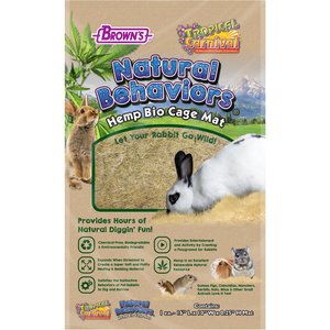 Brown's Natural Behavior Hemp Small Animal Bio Cage Mat