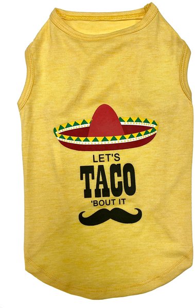 Fab Dog Let's Taco Bout It Dog T-Shirt, 18-in slide 1 of 1