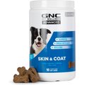 GNC Pets Advanced Skin & Coat Support Chicken Flavor Soft Chews Dog Supplement, 90 count