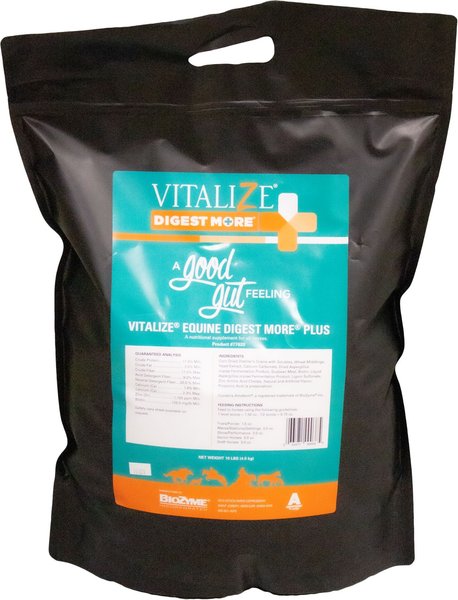 Vitalize Digest More Plus Pellets Horse Supplement, 10-lb bag slide 1 of 4