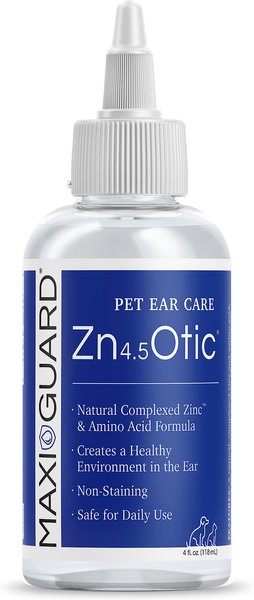 MAXI/GUARD Zn4.5 Otic Natural Ear Care Solution with Complexed Zinc, 4-oz bottle slide 1 of 5