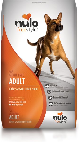 Nulo Freestyle Turkey & Sweet Potato Recipe Grain-Free Adult Dry Dog Food, 26-lb bag slide 1 of 10