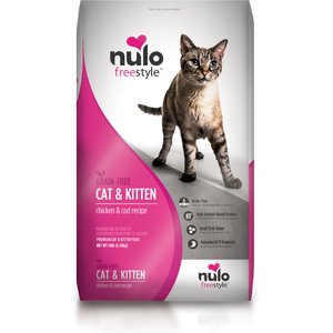 Nulo Freestyle Chicken & Cod Recipe Grain-Free Dry Cat & Kitten Food, 14-lb bag